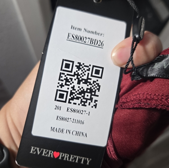 Ever PrettyPlus Size Sleeveless High Slit Formal Chiffon Dress NWT Sz 26 - Picture 7 of 14